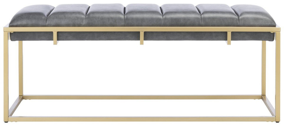 grace-chanell-tufted-bench-grey-pu-leather-gold