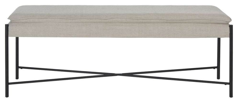 marilyn-cushioned-x-bench-light-grey-linen-black