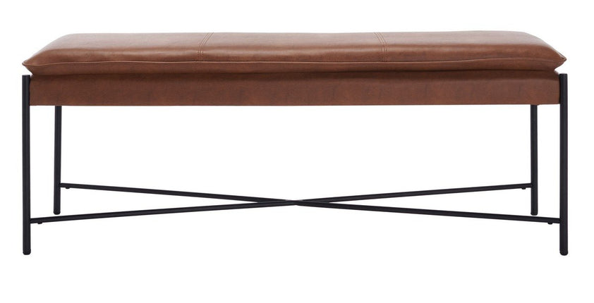 crawford-cushioned-x-bench-brown-black