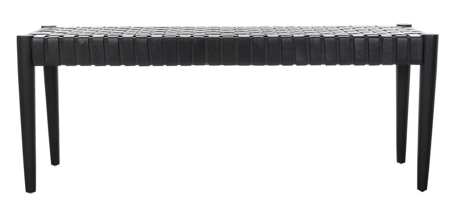 jennings-leather-weave-bench-black-black