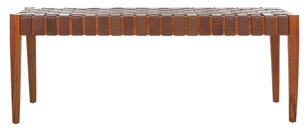 jennings-leather-weave-bench-cognac-honey
