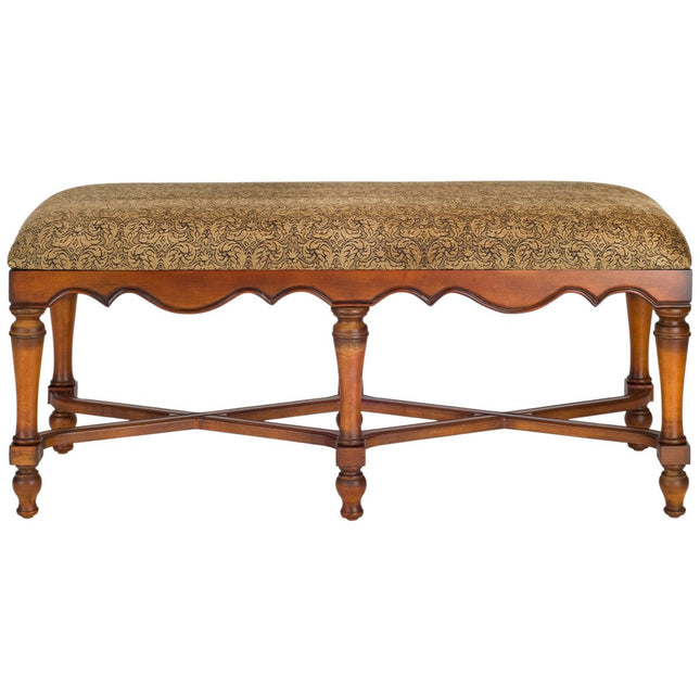 luca-upholstered-bench-brown-paisley-amh4029a