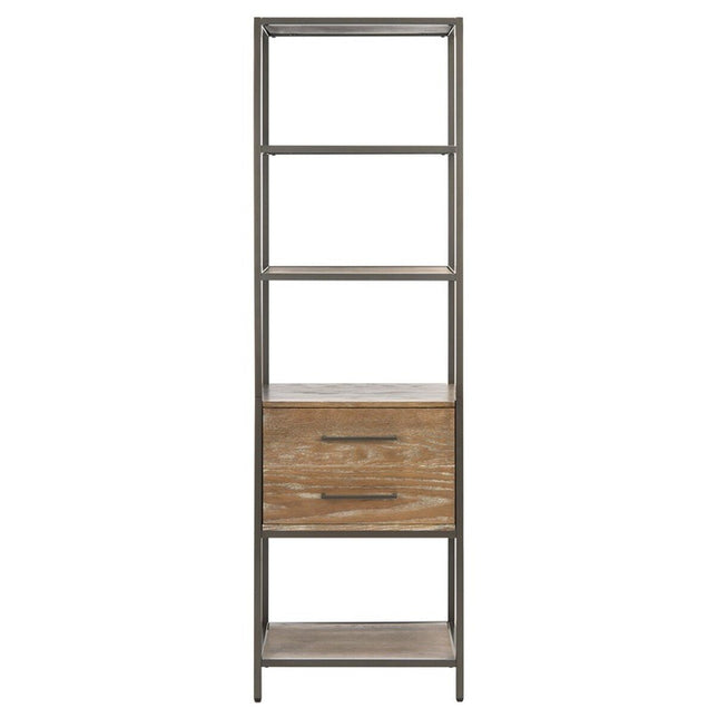 braden-5-shelf-1-drawer-etagere-rustic-oak-gun-metal
