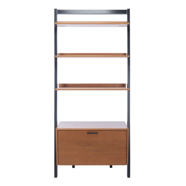 lucia-3-shelf-1-door-etagere-bookcase-natural-charcoal