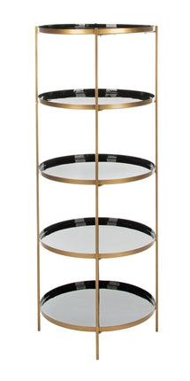 luchi-round-5-tier-etagere-bookcase-black-brass