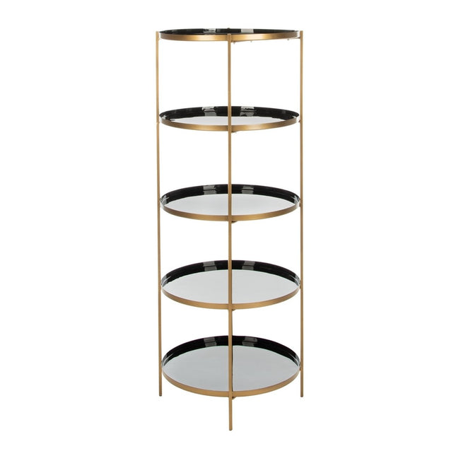 luchi-round-5-tier-etagere-bookcase-black-brass