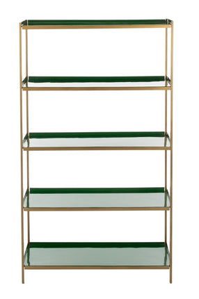 cain-5-tier-etagere-bookcase-green-brass