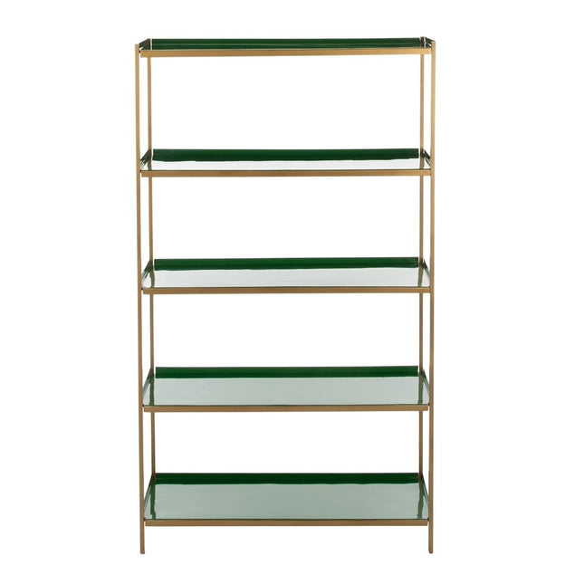 cain-5-tier-etagere-bookcase-green-brass