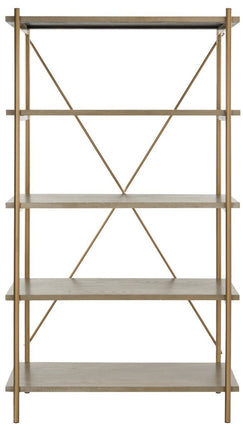 daisy-5-tier-etagere-bookcase-gold-liquid-rustic-oak
