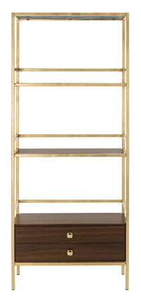 rosa-4-tier-1-drawer-etagere-gold-walnut