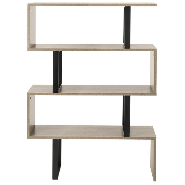 elsie-retro-mid-century-wood-etagere-bookcase-oak-black
