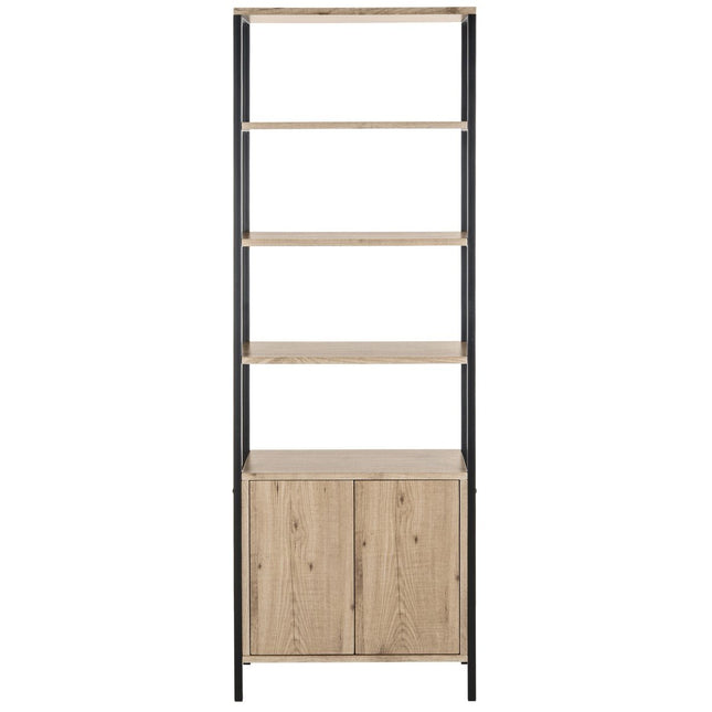 addie-retro-mid-century-wood-etagere-bookcase-oak-black