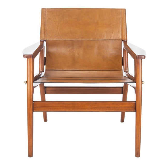 alessa-leather-sling-chair-brown