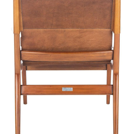 alessa-leather-sling-chair-brown