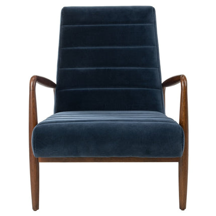 sabello-channel-tufted-arm-chair-navy-dark-walnut