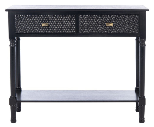 pansy-2-drawer-console-table-black