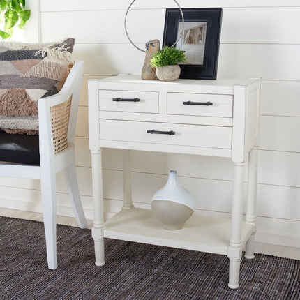 lane-3-drawer-console-table-distressed-white