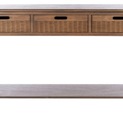 gracyn-3-drawer-console-brown