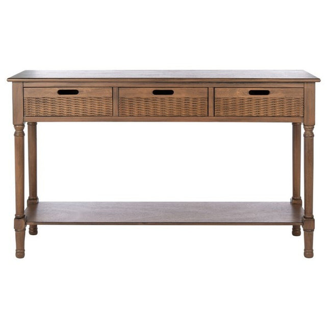 gracyn-3-drawer-console-brown