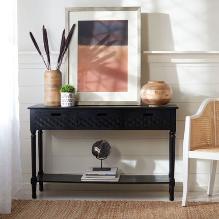 gracyn-3-drawer-console-black