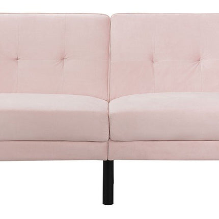 winston-foldable-futon-bed-pink-velvet-natural