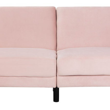 shelby-foldable-futon-bed-pink-velvet