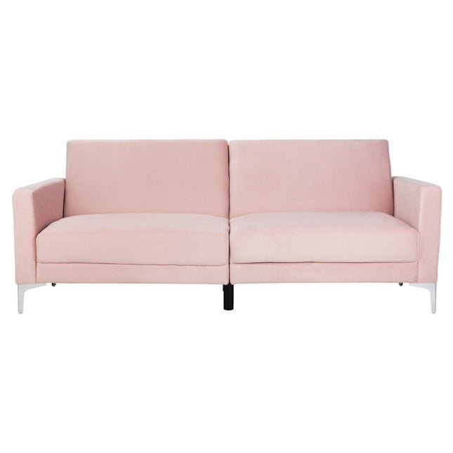shelby-foldable-futon-bed-pink-velvet