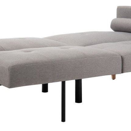 raymond-foldable-futon-bed-with-pillow-grey-linen