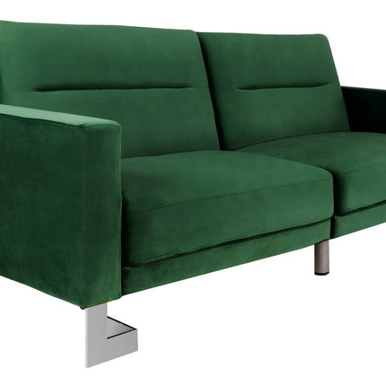 bree-foldable-sofa-bed-emerald-green-silver