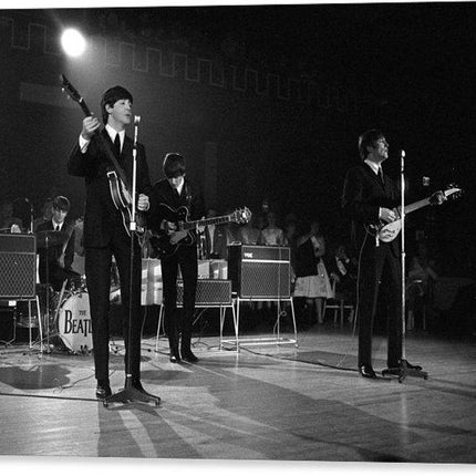 the-beatles-pop-group-performing-on-stage-during-a-concert-in-1963-acrylic-art