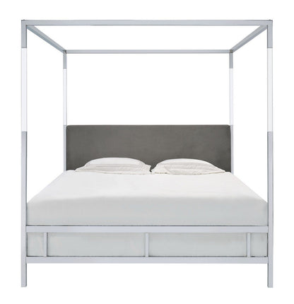 aspen-acrylic-canopy-king-bed-chrome-grey