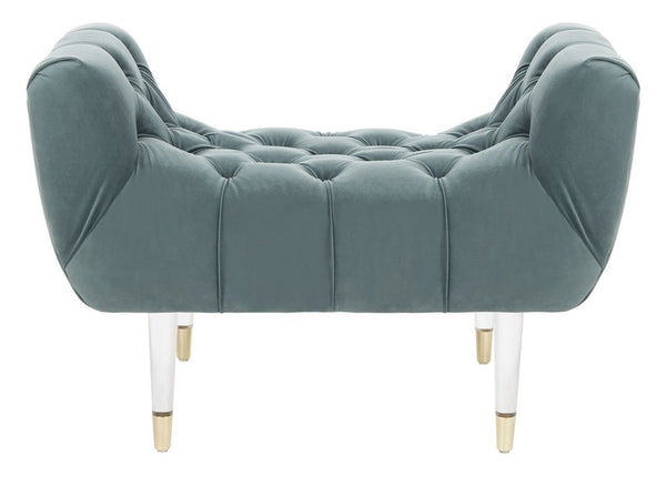monica-tufted-velvet-acrylic-bench-seafoam