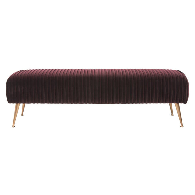 ridder-velvet-bench-w-antique-brass-legs-giotto-cabernet