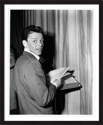 pop-singer-recording-some-sunday-morning-framed-print