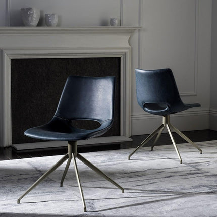 yates-midcentury-modern-leather-swivel-dining-chair-set-of-2-blue-brass