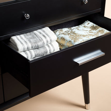 sebastian-retro-dresser-black-silver