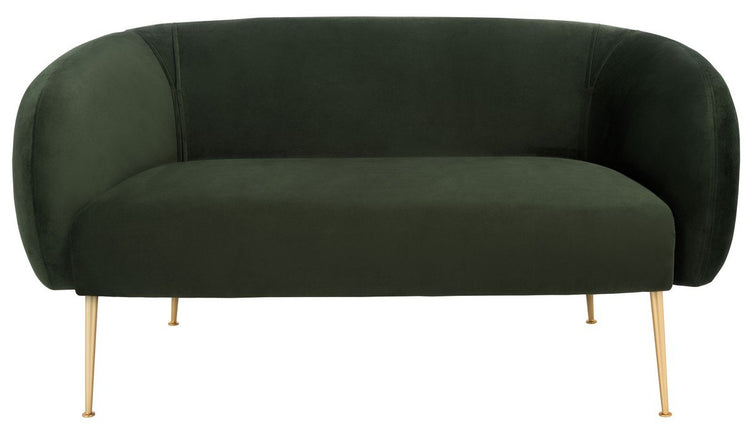 patricia-poly-blend-loveseat-forest-green-gold