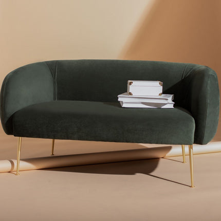 patricia-poly-blend-loveseat-forest-green-gold