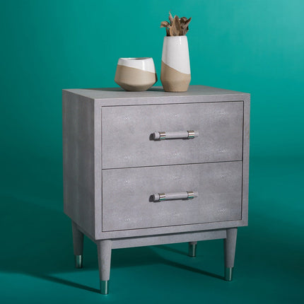 meredith-faux-shagreen-nightstand-grey-silver