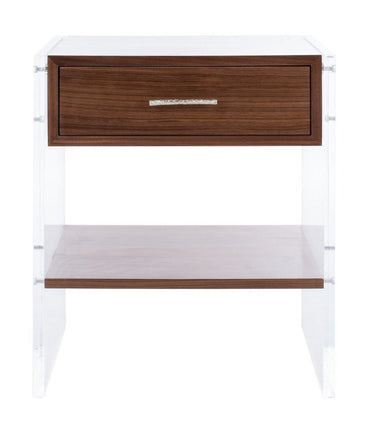 presha-1-drawer-acrylic-nightstand-walnut