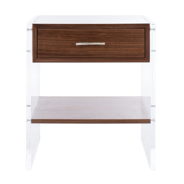 presha-1-drawer-acrylic-nightstand-walnut