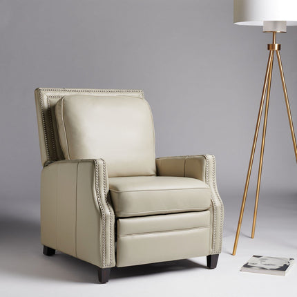 stirling-leather-recliner-cream